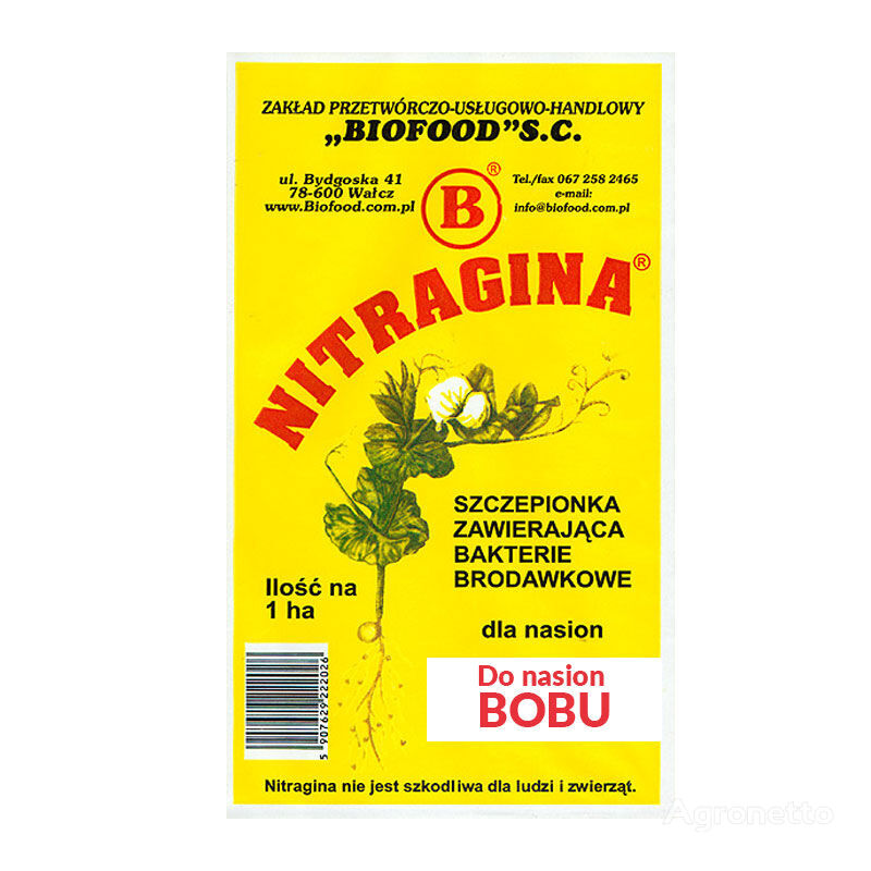 новый стимулятор роста растений Nitragina 1 HA dla nasion bobu
